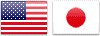 USDJPY Currency pair flag