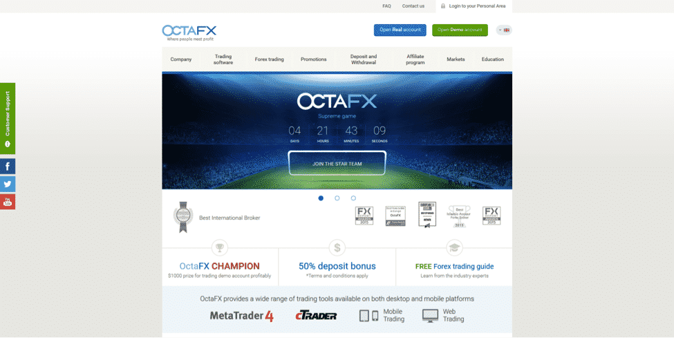 Octafx forex broker