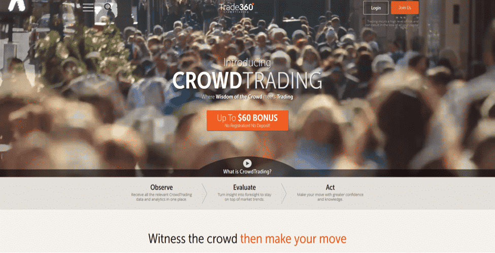 Trade360 Website