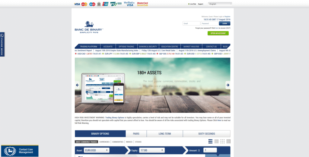 Binary options banc de binary reviews