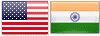 USD INR Flag Icon