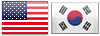 USD KRW Flag Icon