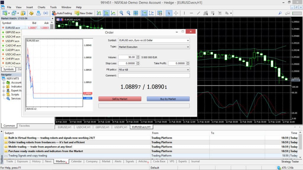 NSBroker MT5 Platform