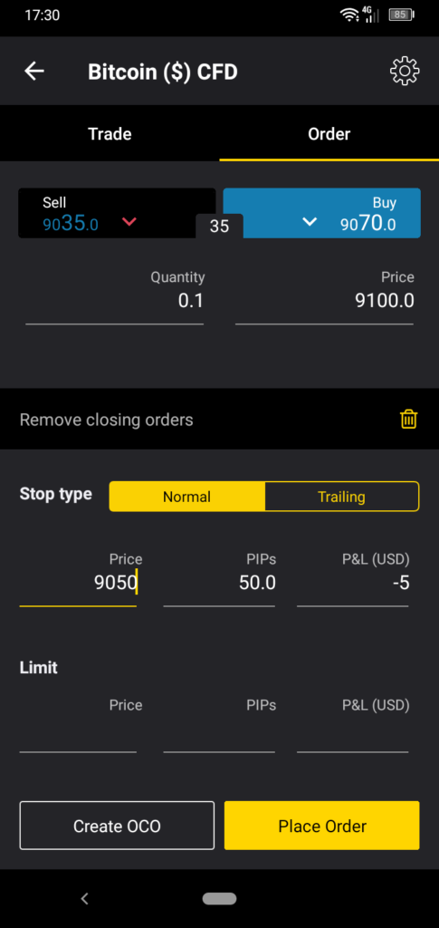 City Index Trading App Screenshot 4