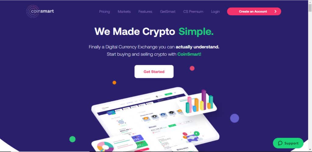 CoinSmart Cryptocurrency Exchange