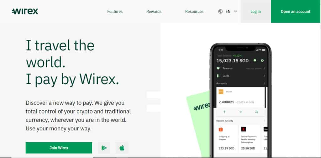 Wirex Cryptocurrency Exchange