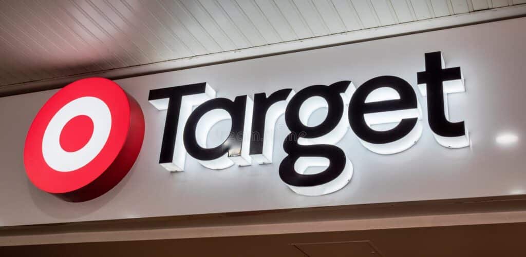 Target shares plunged