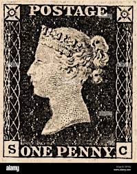 Penny black stamp
