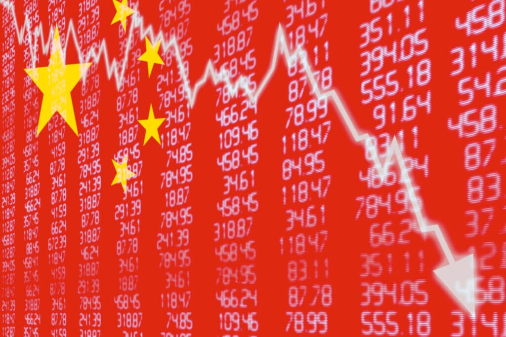 Chinese Stock Market Down