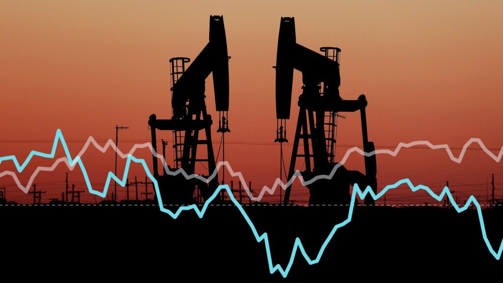 oil falling