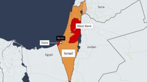 Israel-Hamas War map