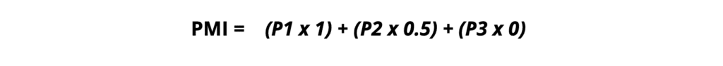 PMI calculation