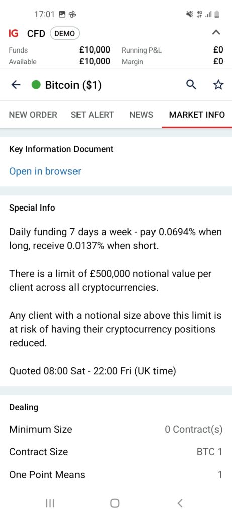 IG Mobile App Screenshot