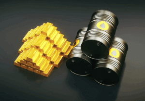 gold and oil